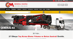 Desktop Screenshot of general-makina.com.tr