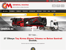 Tablet Screenshot of general-makina.com.tr